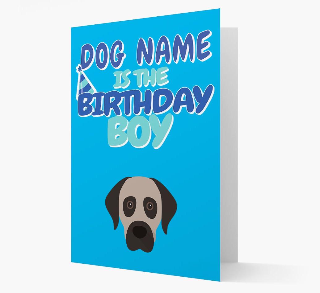 'Birthday Boy' Card with {breedFullName} Icon
