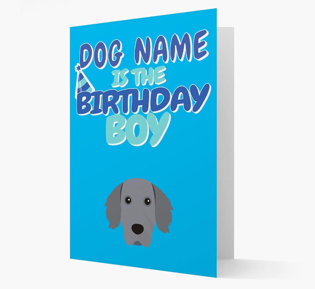 'Birthday Boy' Card with {breedFullName} Icon