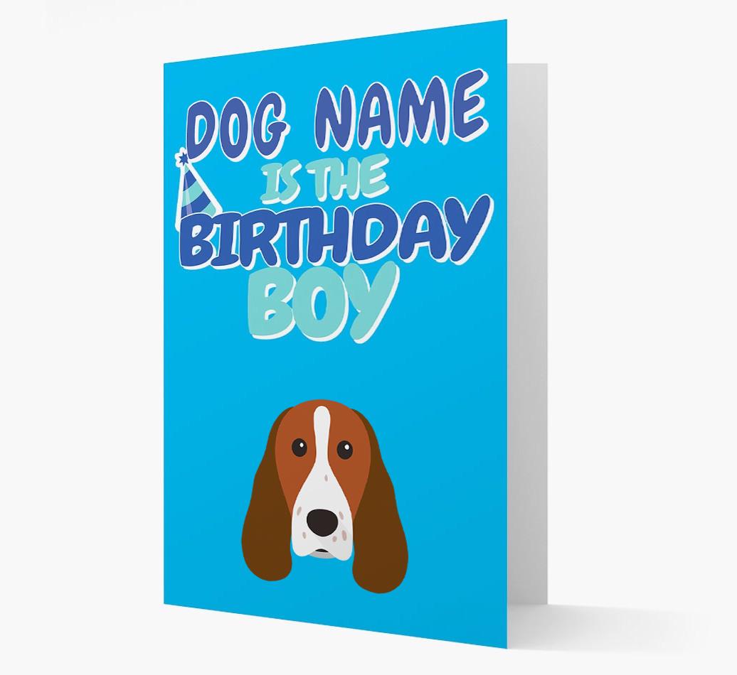 'Birthday Boy' Card with {breedFullName} Icon