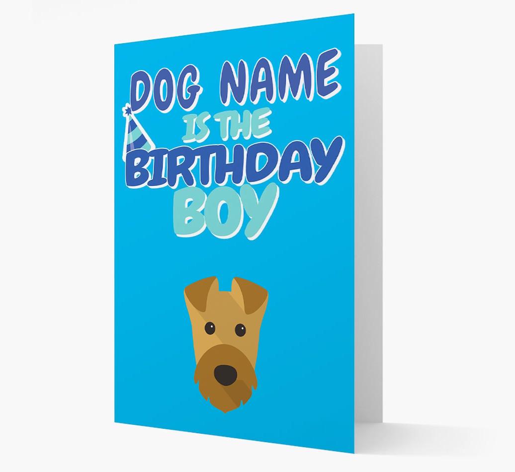 'Birthday Boy' Card with {breedFullName} Icon