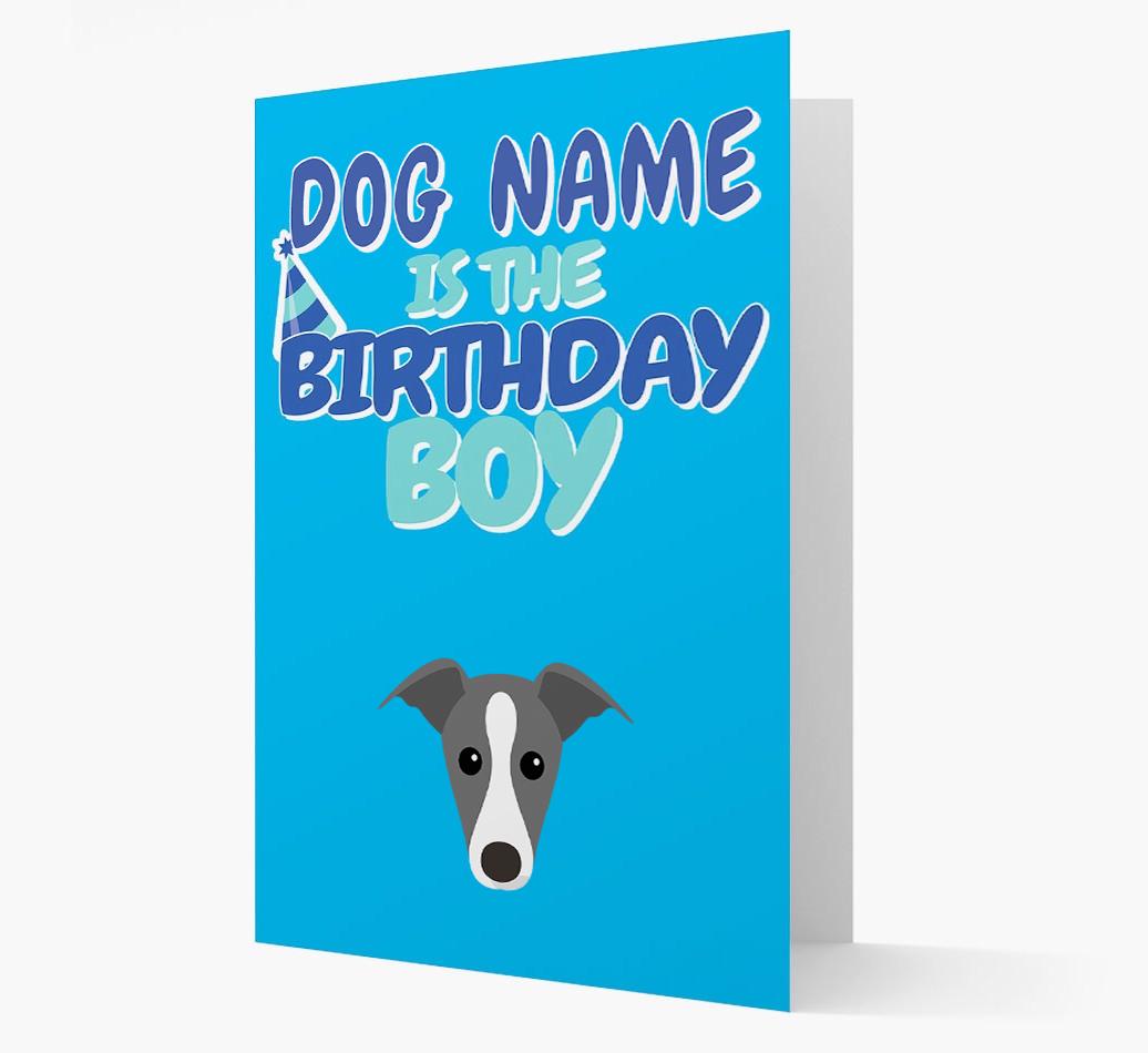 'Birthday Boy' Card with {breedFullName} Icon