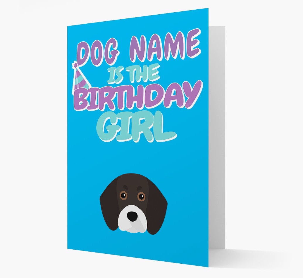 'Birthday Girl' Card with {breedFullName} Icon