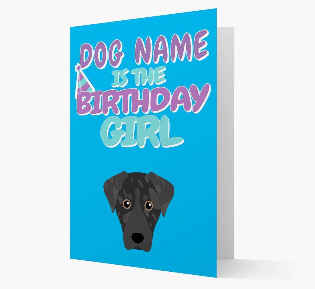 'Birthday Girl' Card with {breedFullName} Icon