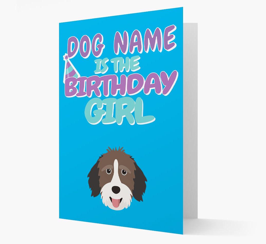 'Birthday Girl' Card with {breedFullName} Icon