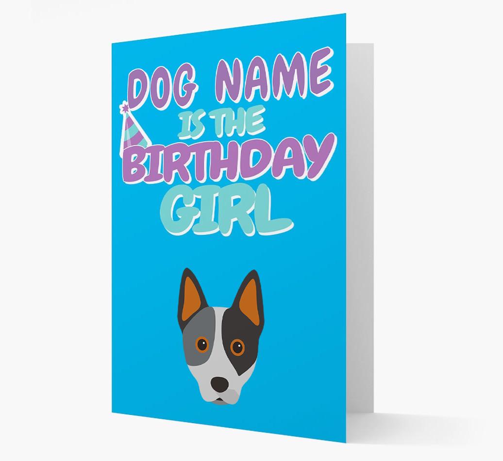 'Birthday Girl' Card with {breedFullName} Icon