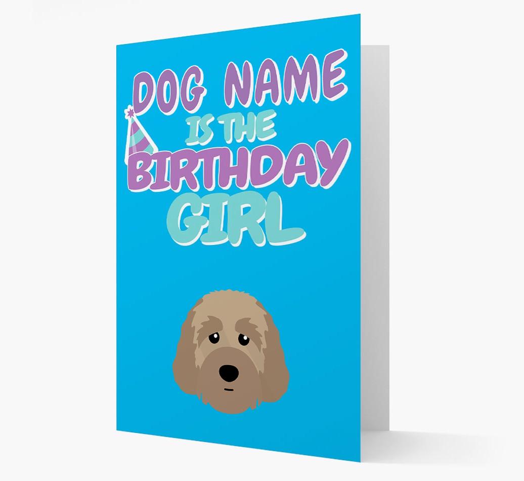'Birthday Girl' Card with {breedFullName} Icon