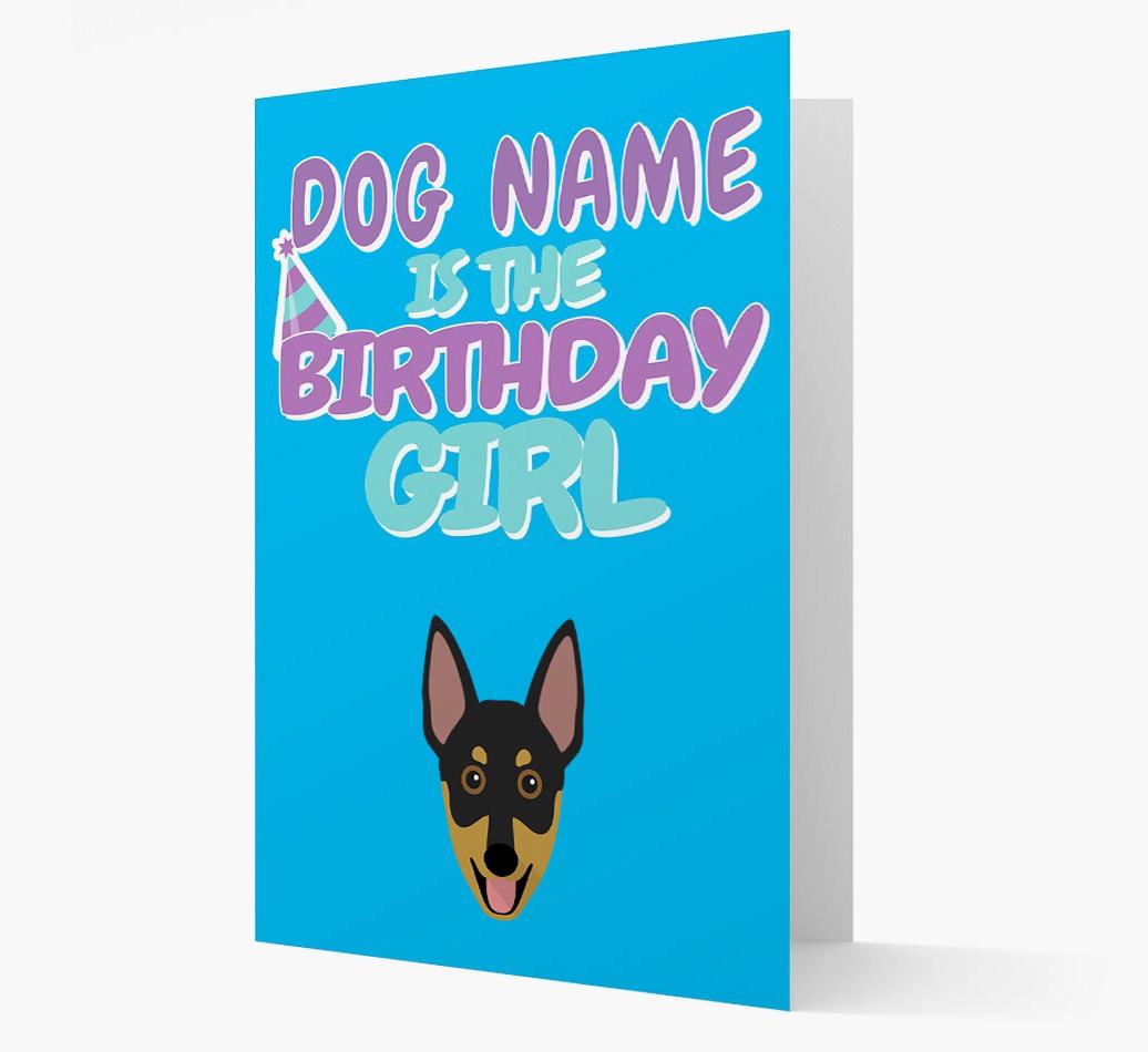 'Birthday Girl' Card with {breedFullName} Icon