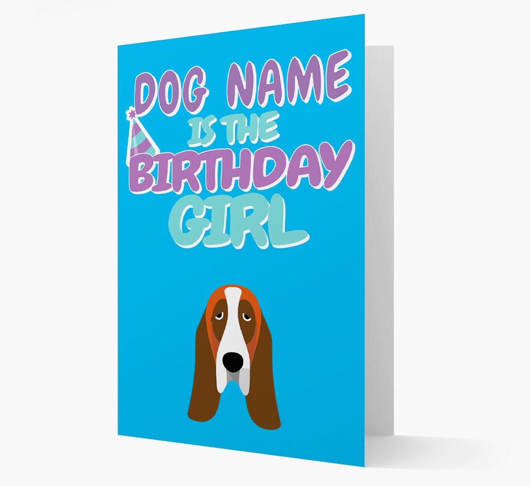 'Birthday Girl' Card with {breedFullName} Icon