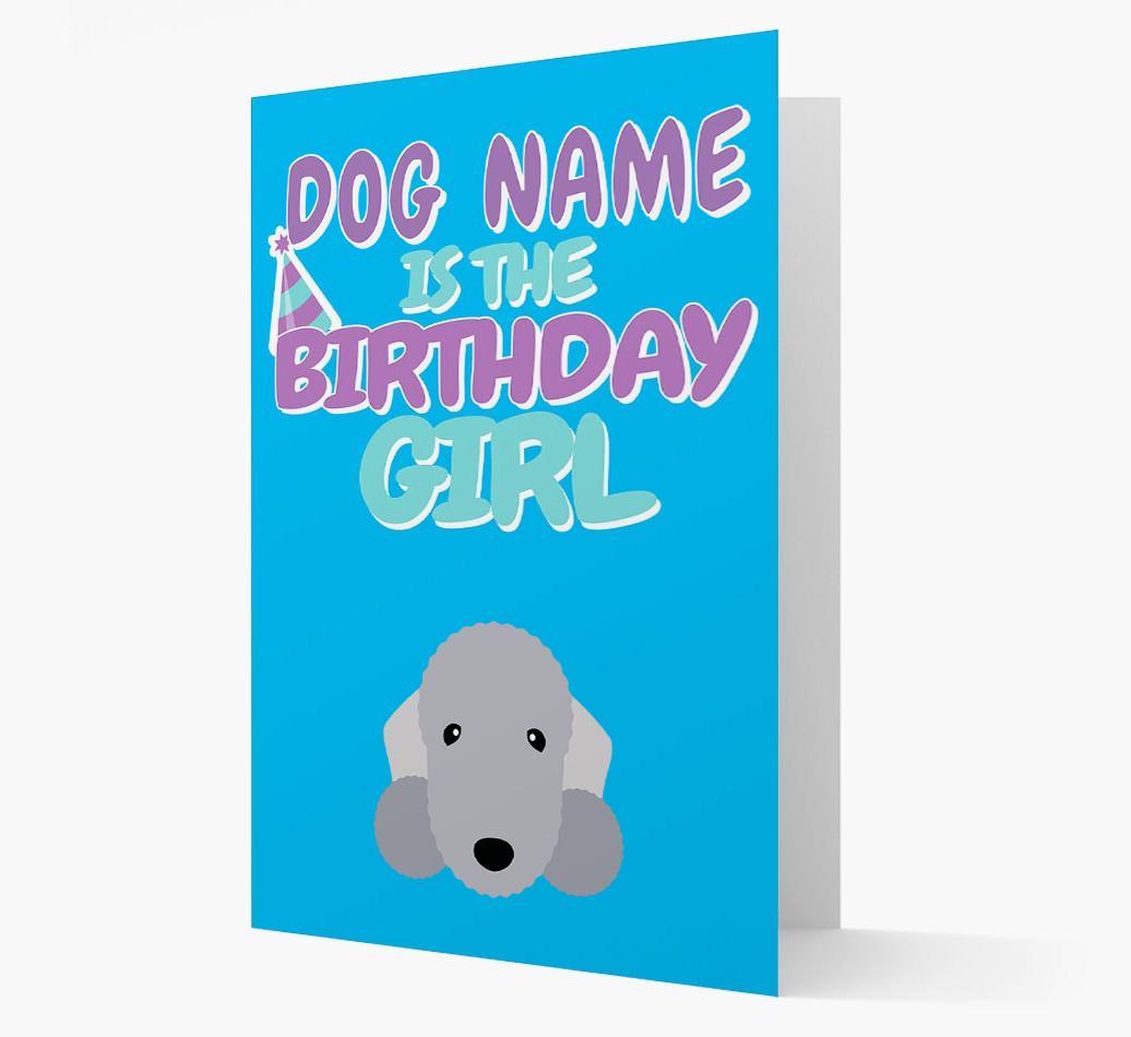 'Birthday Girl' Card with {breedFullName} Icon