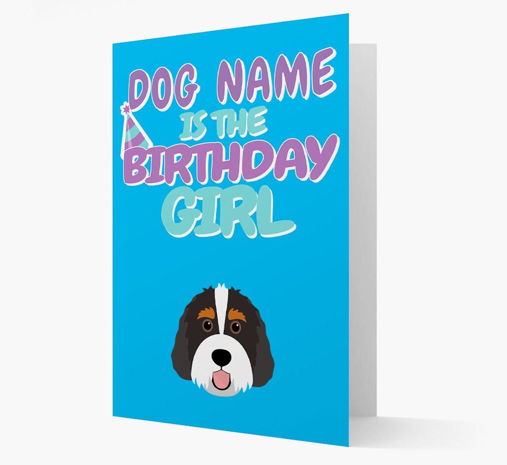 'Birthday Girl' Card with {breedFullName} Icon