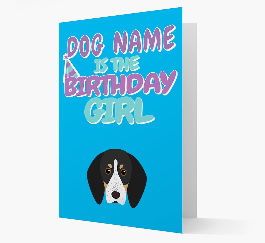 'Birthday Girl' Card with {breedFullName} Icon