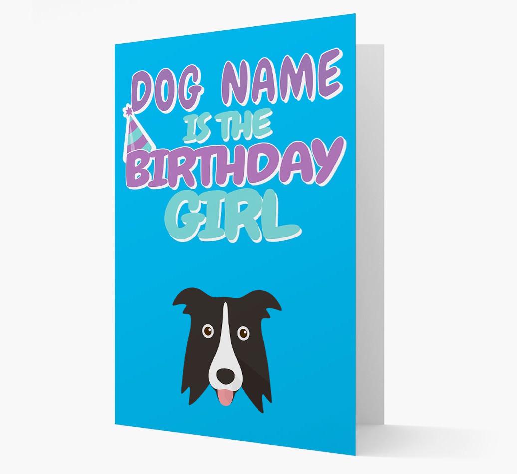 'Birthday Girl' Card with {breedFullName} Icon