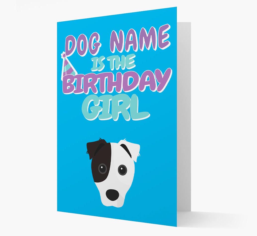 'Birthday Girl' Card with {breedFullName} Icon