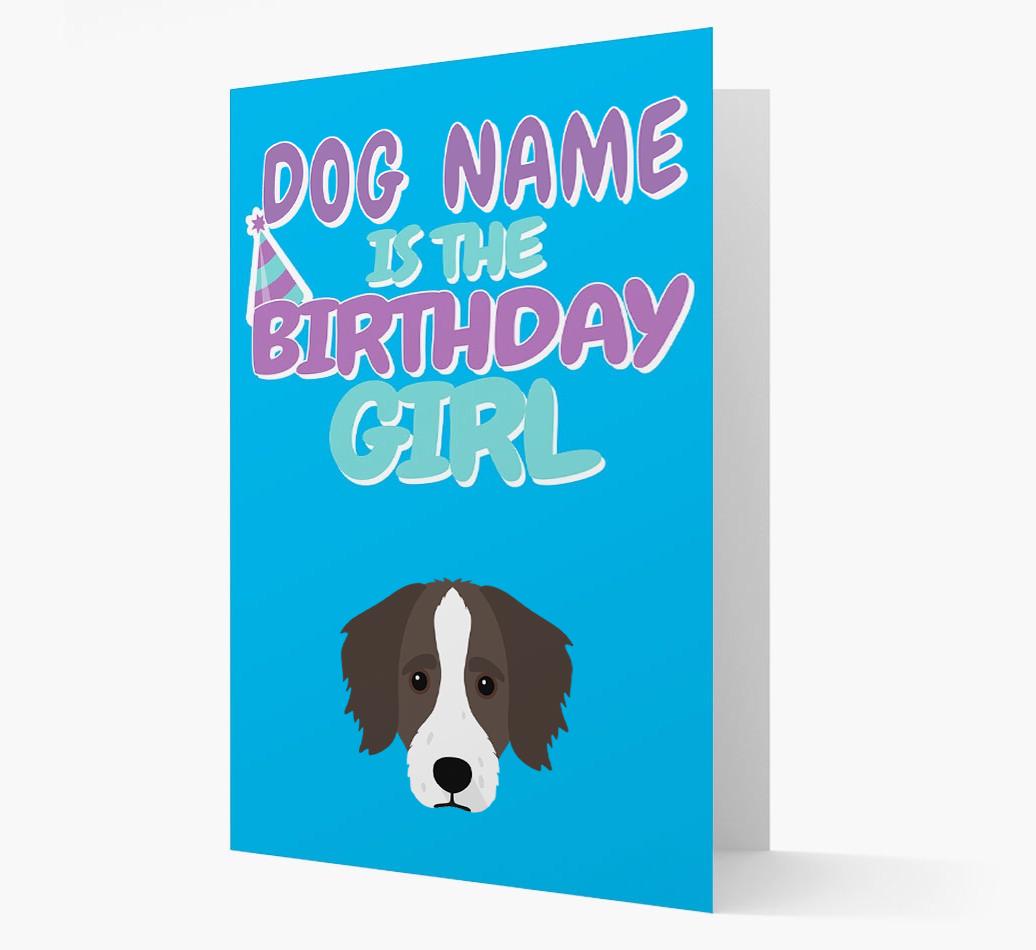 'Birthday Girl' Card with {breedFullName} Icon