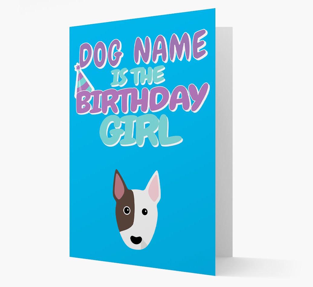 'Birthday Girl' Card with {breedFullName} Icon