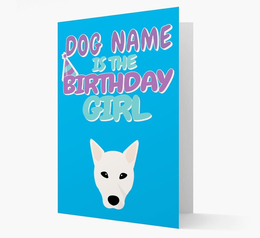 'Birthday Girl' Card with {breedFullName} Icon