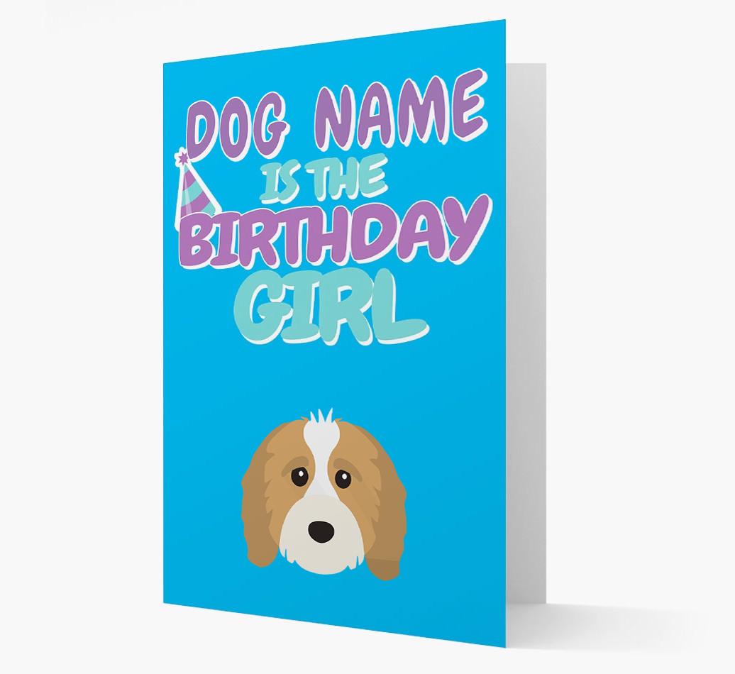 'Birthday Girl' Card with {breedFullName} Icon