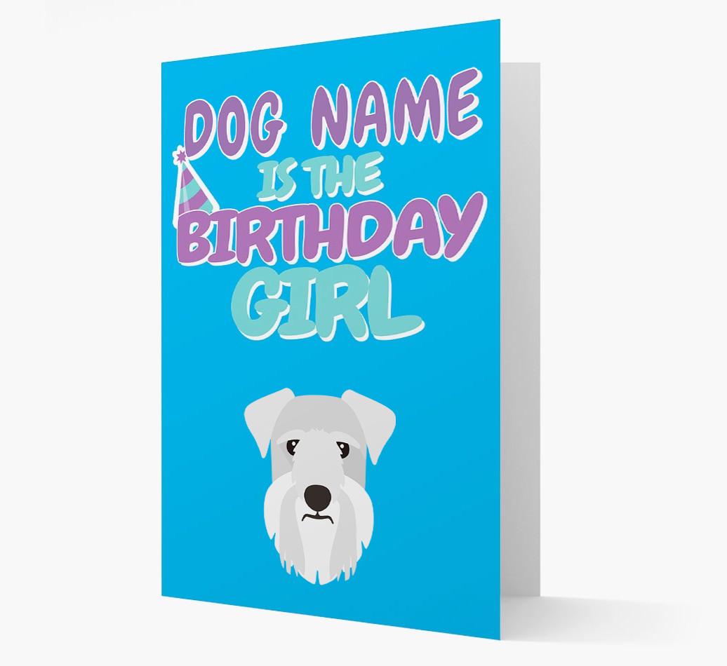 'Birthday Girl' Card with {breedFullName} Icon