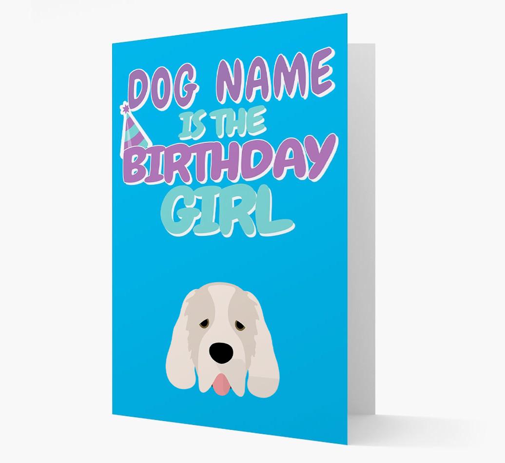 'Birthday Girl' Card with {breedFullName} Icon