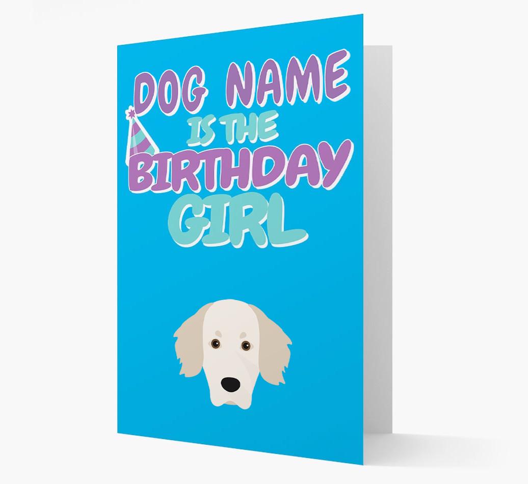 'Birthday Girl' Card with {breedFullName} Icon