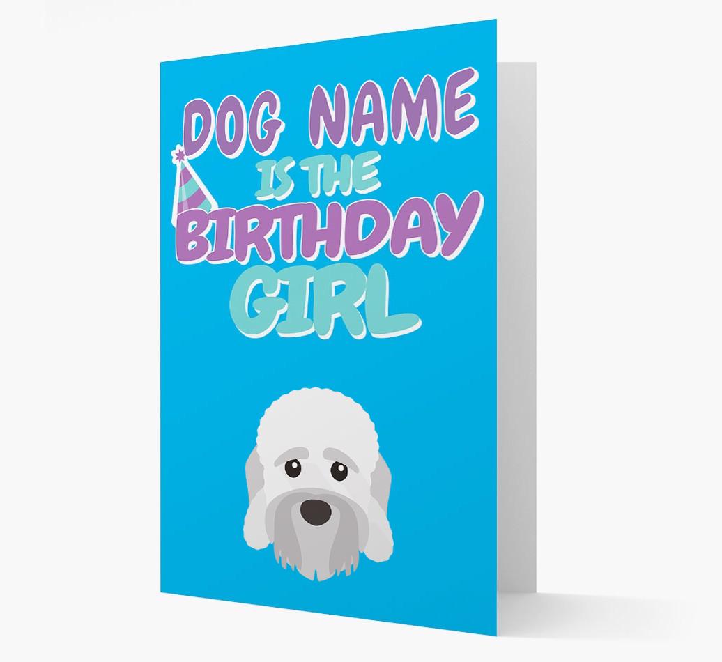'Birthday Girl' Card with {breedFullName} Icon