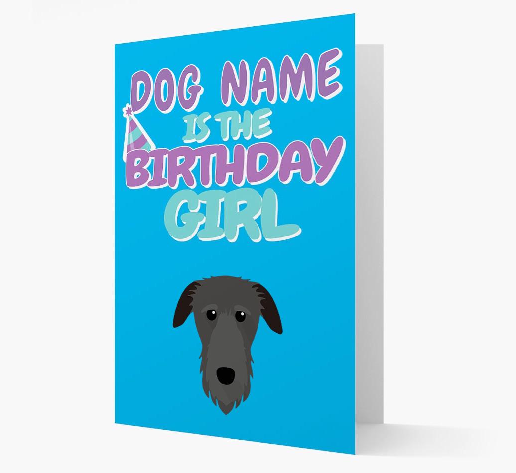'Birthday Girl' Card with {breedFullName} Icon