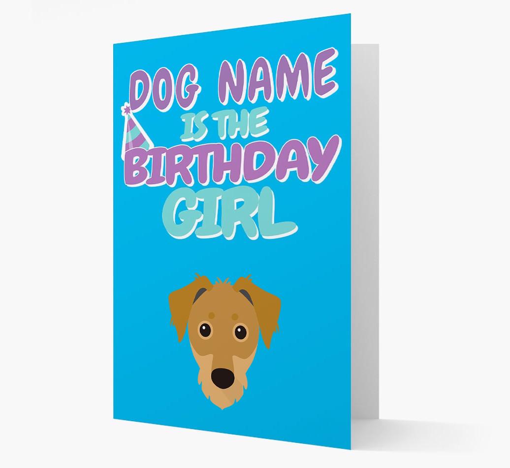 'Birthday Girl' Card with {breedFullName} Icon