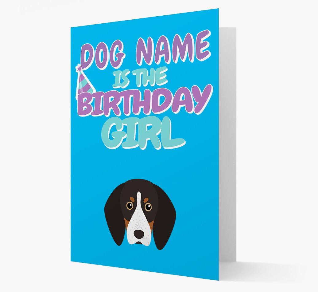 'Birthday Girl' Card with {breedFullName} Icon