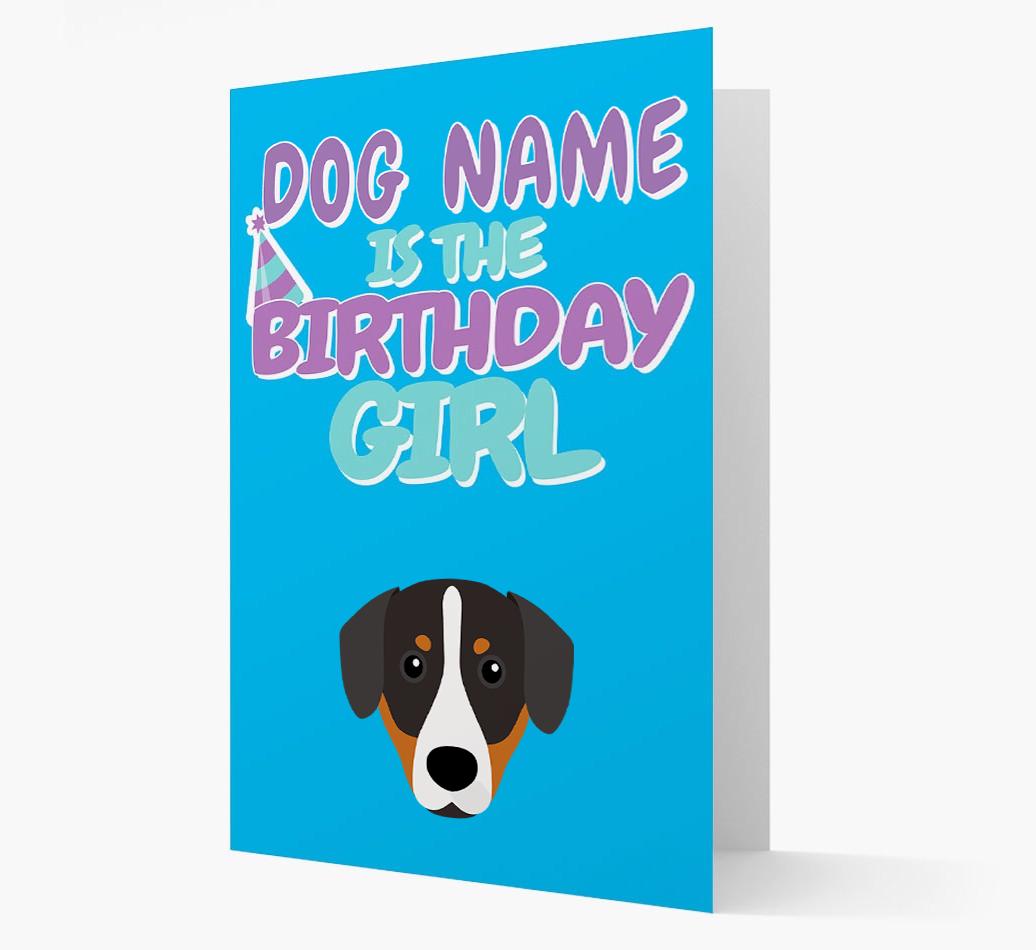 'Birthday Girl' Card with {breedFullName} Icon