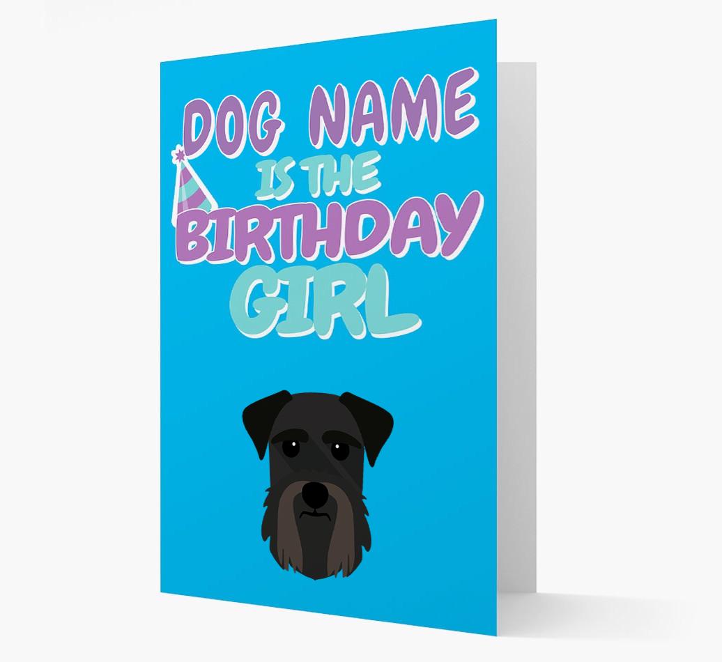 'Birthday Girl' Card with {breedFullName} Icon