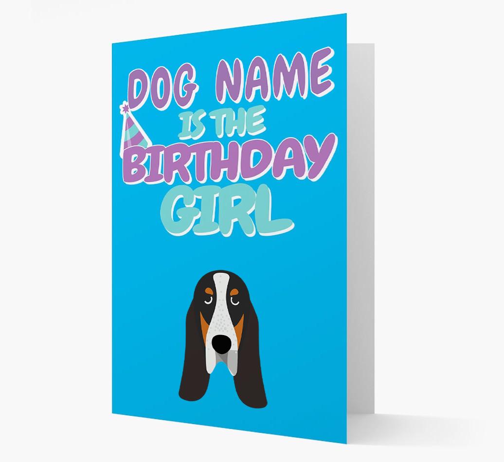 'Birthday Girl' Card with {breedFullName} Icon