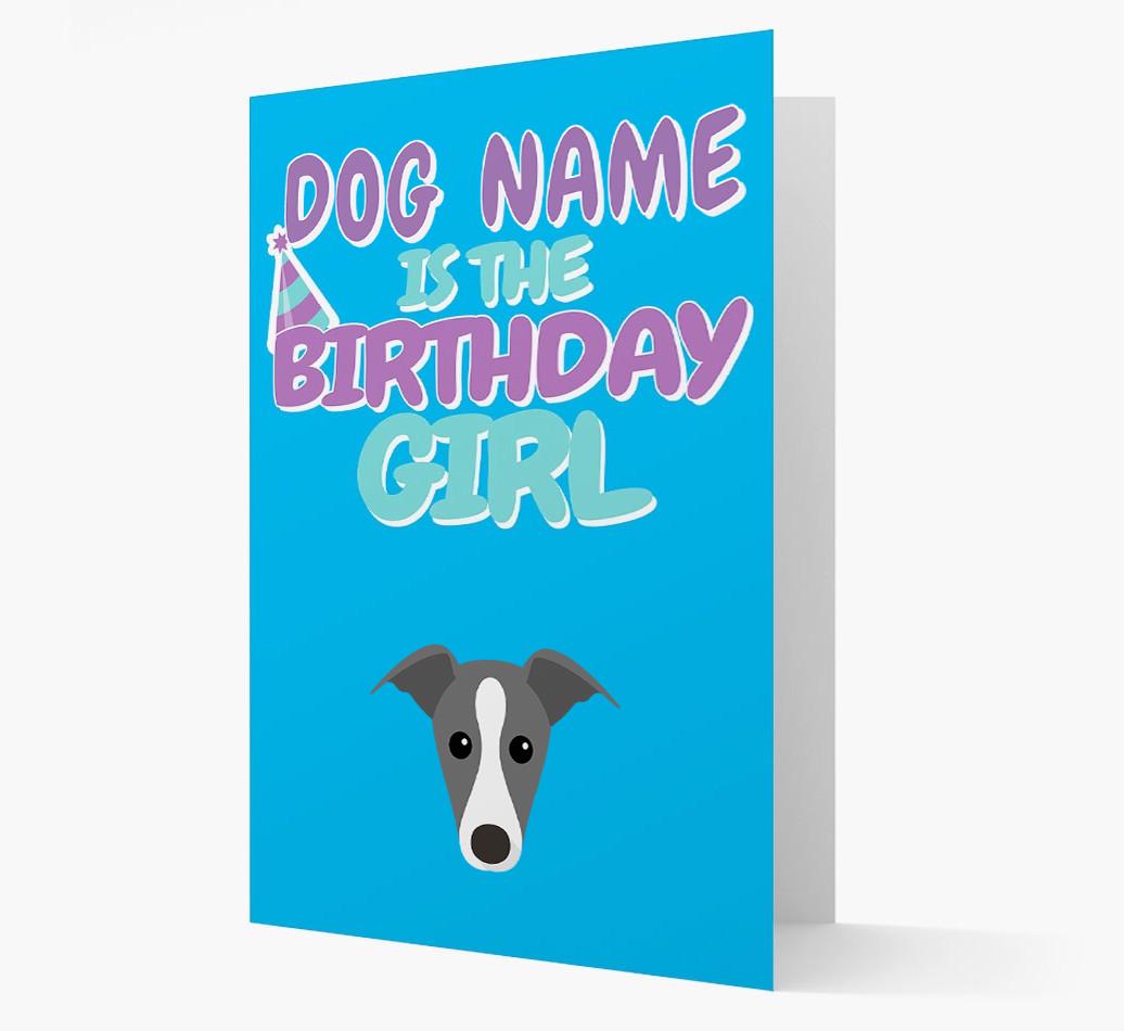 'Birthday Girl' Card with {breedFullName} Icon