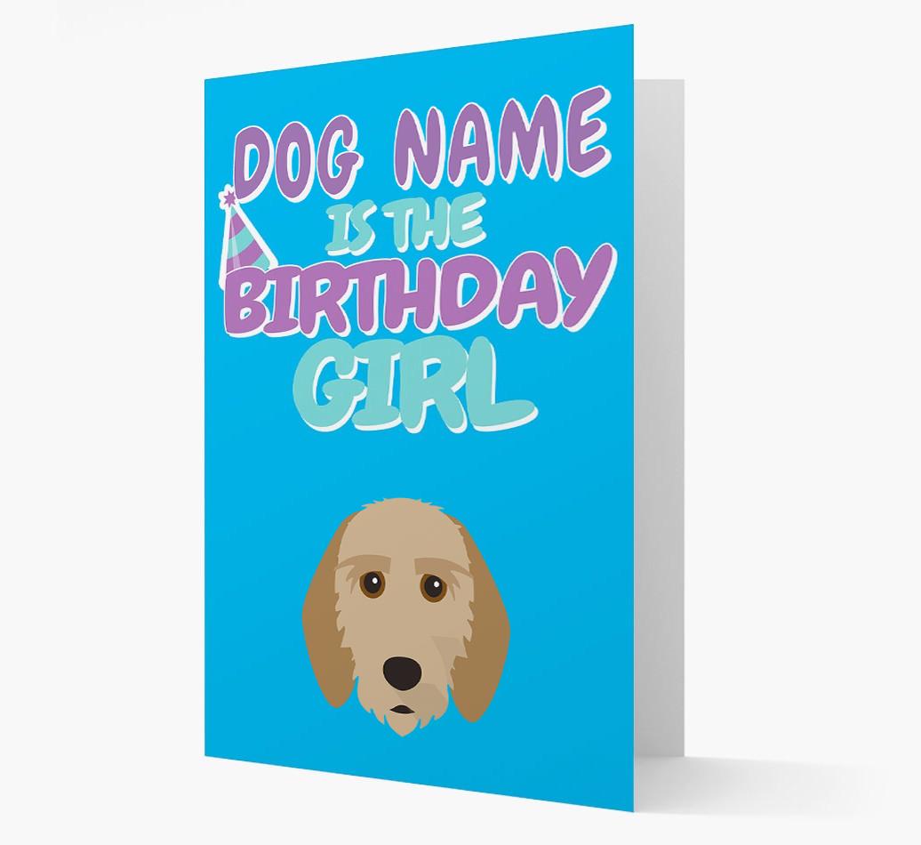 'Birthday Girl' Card with {breedFullName} Icon