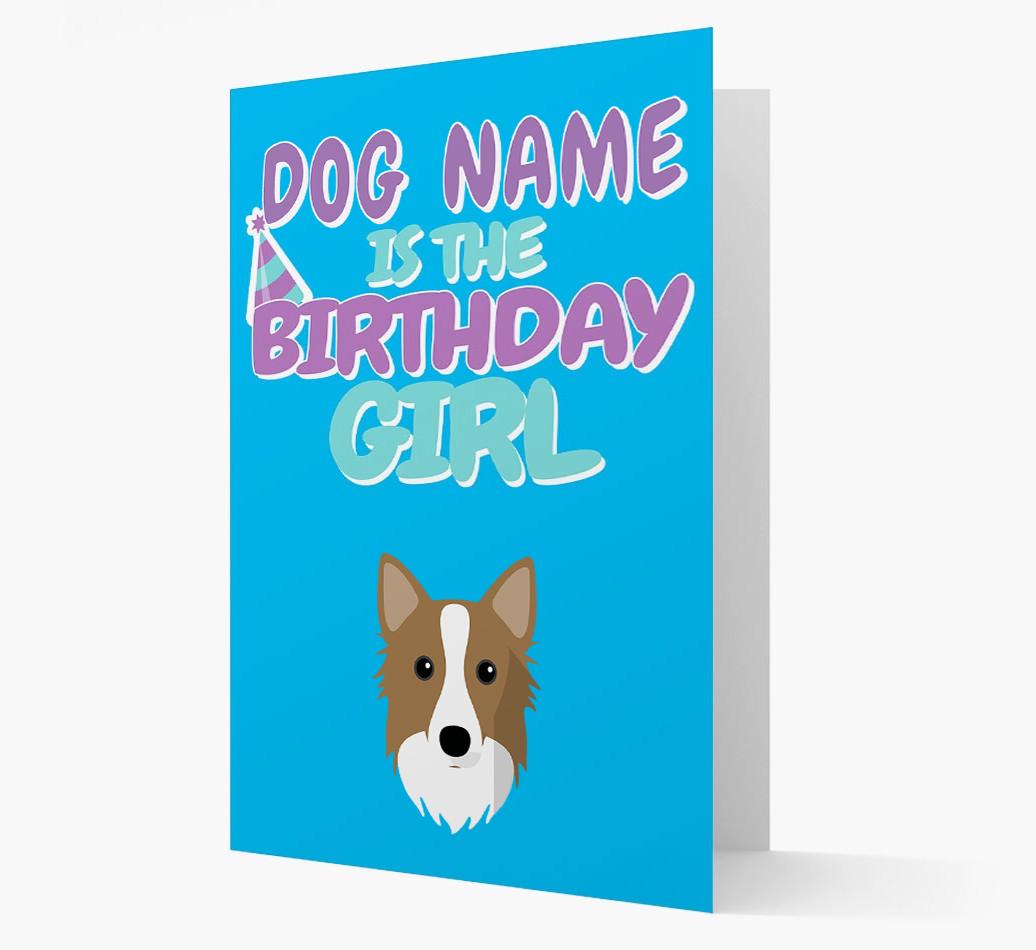 'Birthday Girl' Card with {breedFullName} Icon