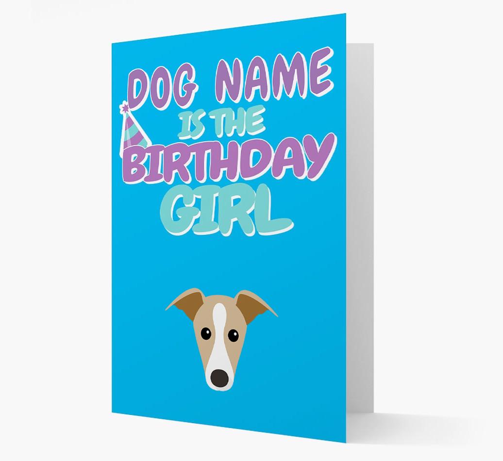 'Birthday Girl' Card with {breedFullName} Icon