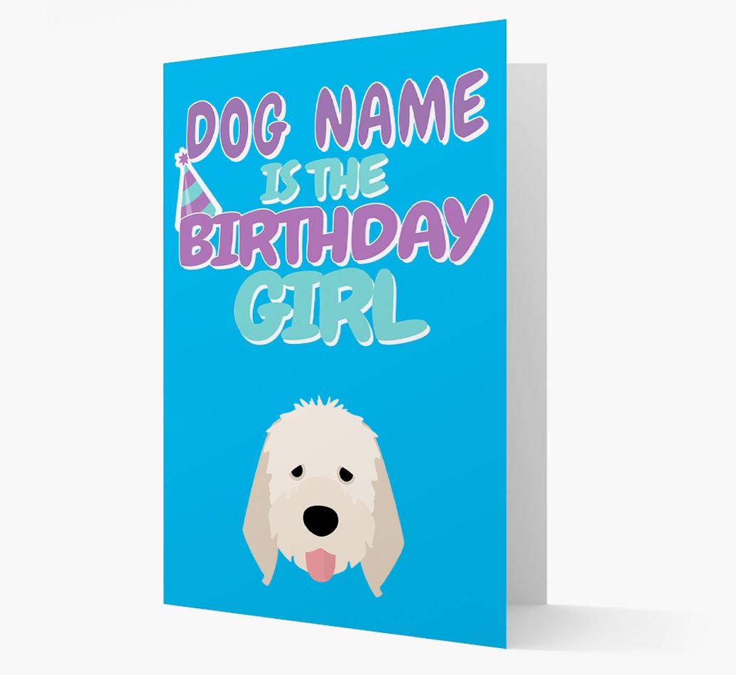 'Birthday Girl' Card with {breedFullName} Icon