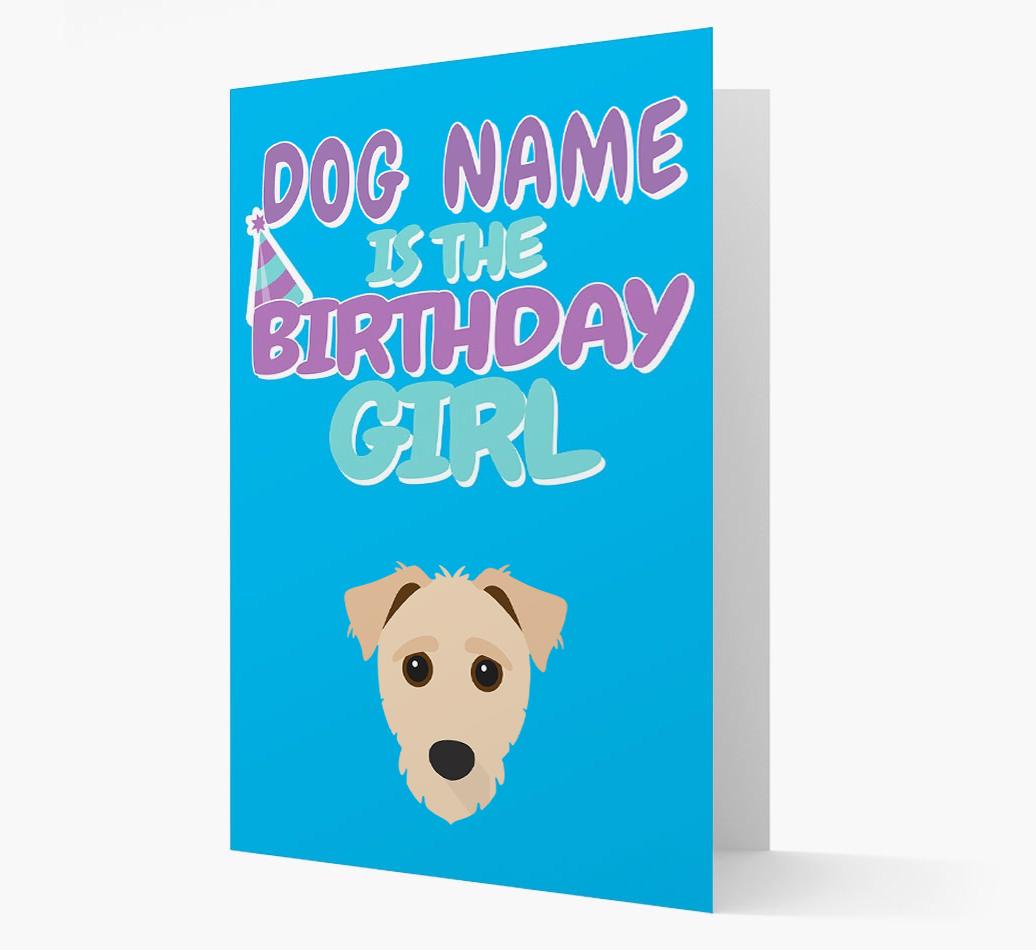 'Birthday Girl' Card with {breedFullName} Icon