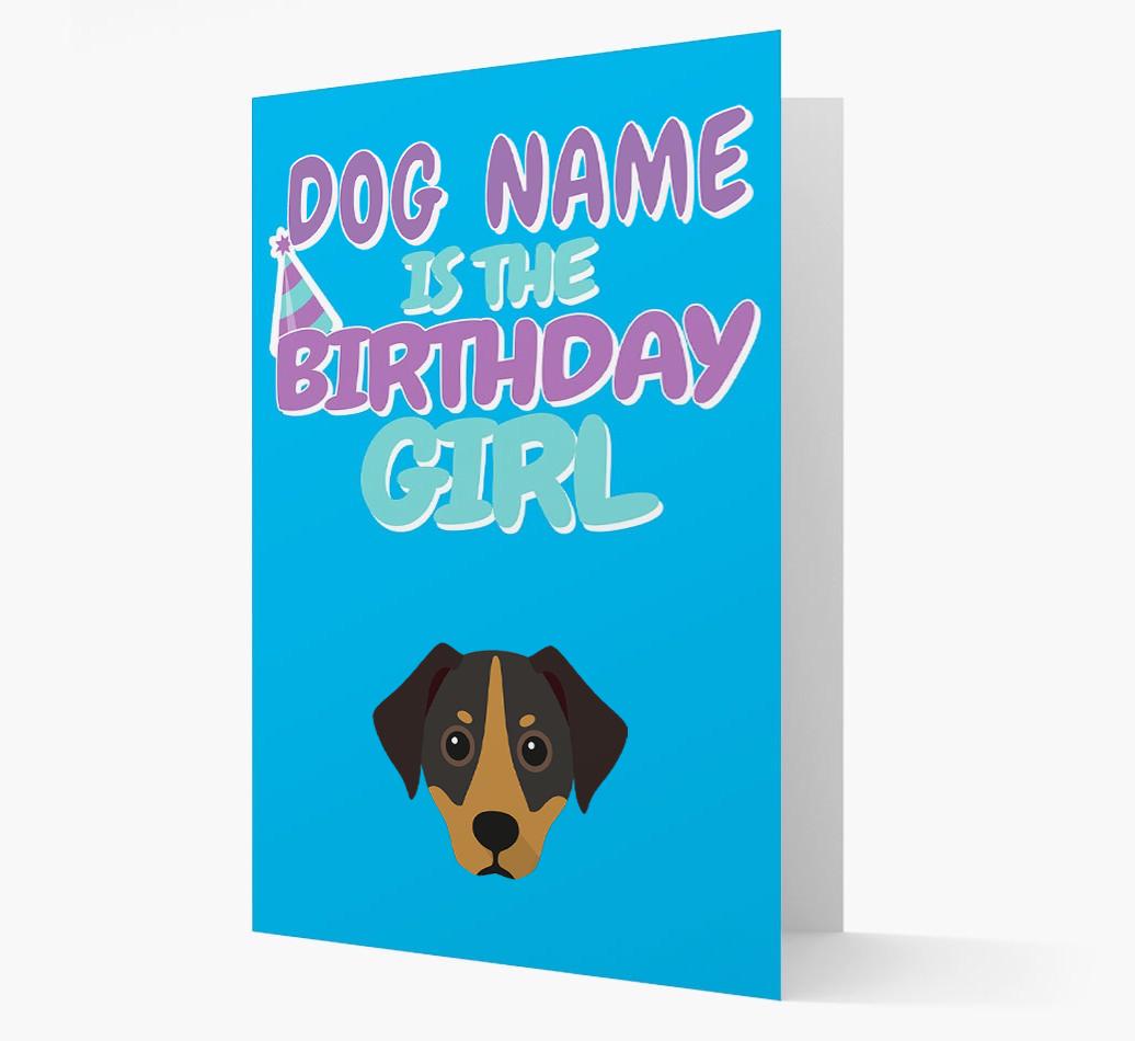 'Birthday Girl' Card with {breedFullName} Icon