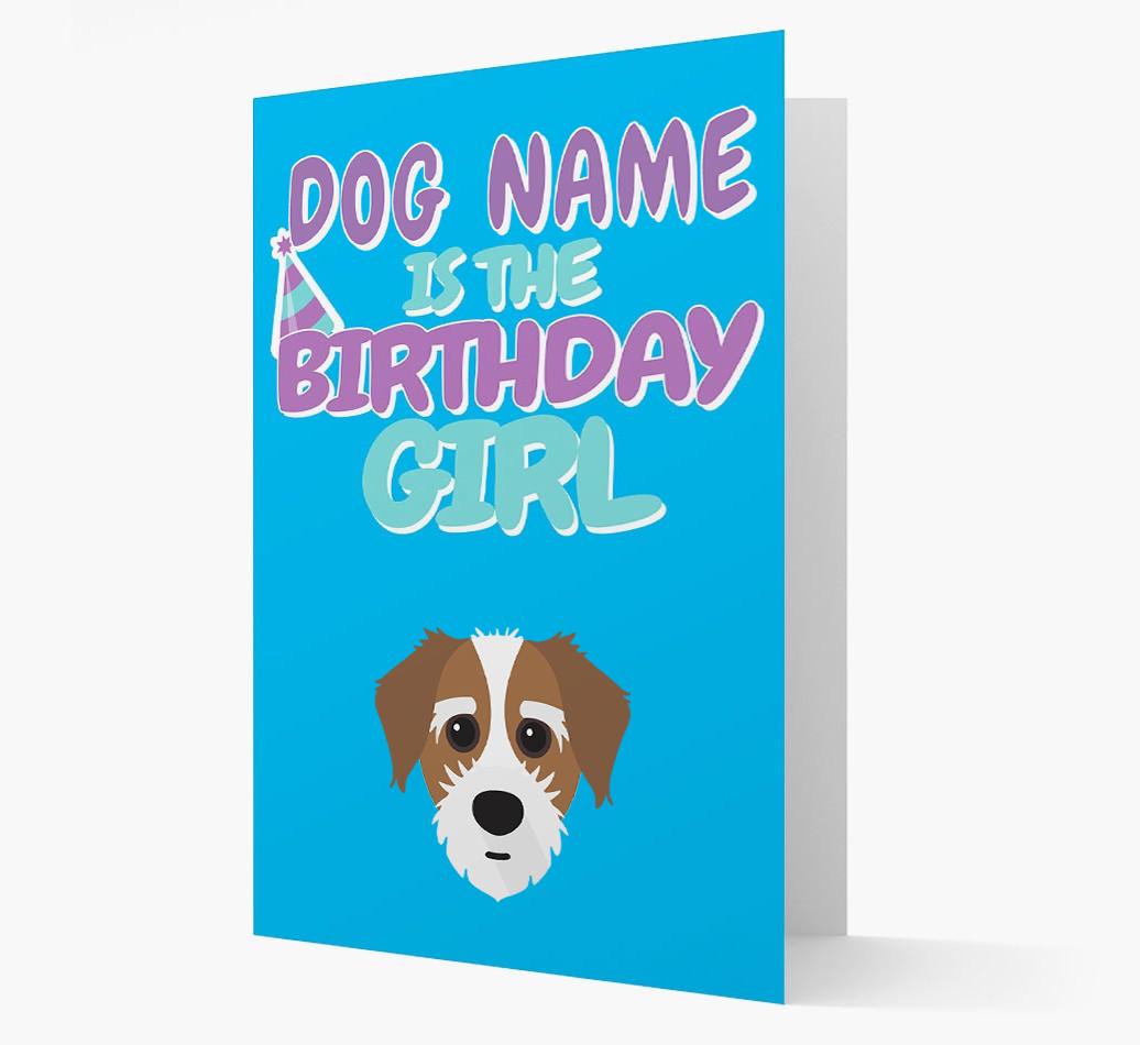 'Birthday Girl' Card with {breedFullName} Icon