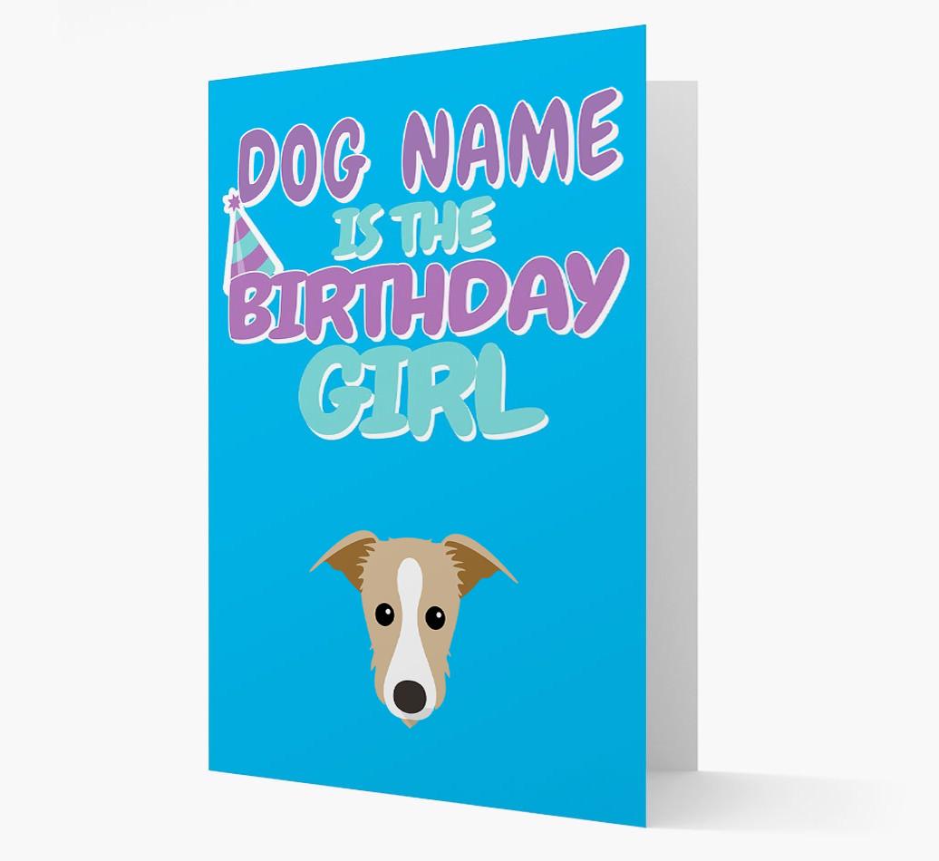 'Birthday Girl' Card with {breedFullName} Icon