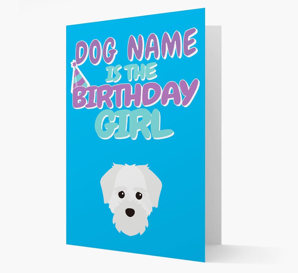 'Birthday Girl' Card with {breedFullName} Icon