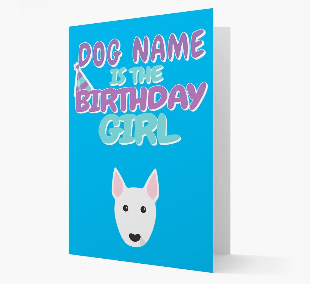 'Birthday Girl' Card with {breedFullName} Icon