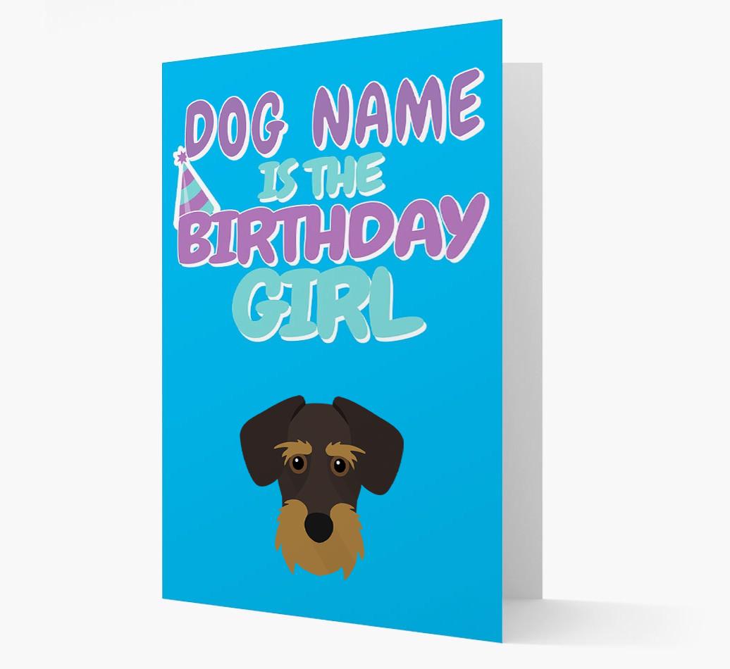 'Birthday Girl' Card with {breedFullName} Icon