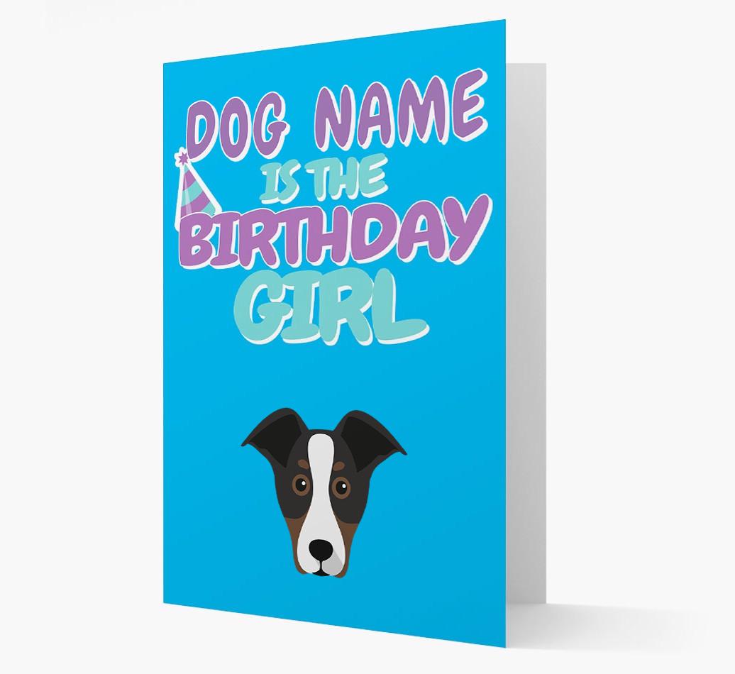 'Birthday Girl' Card with {breedFullName} Icon