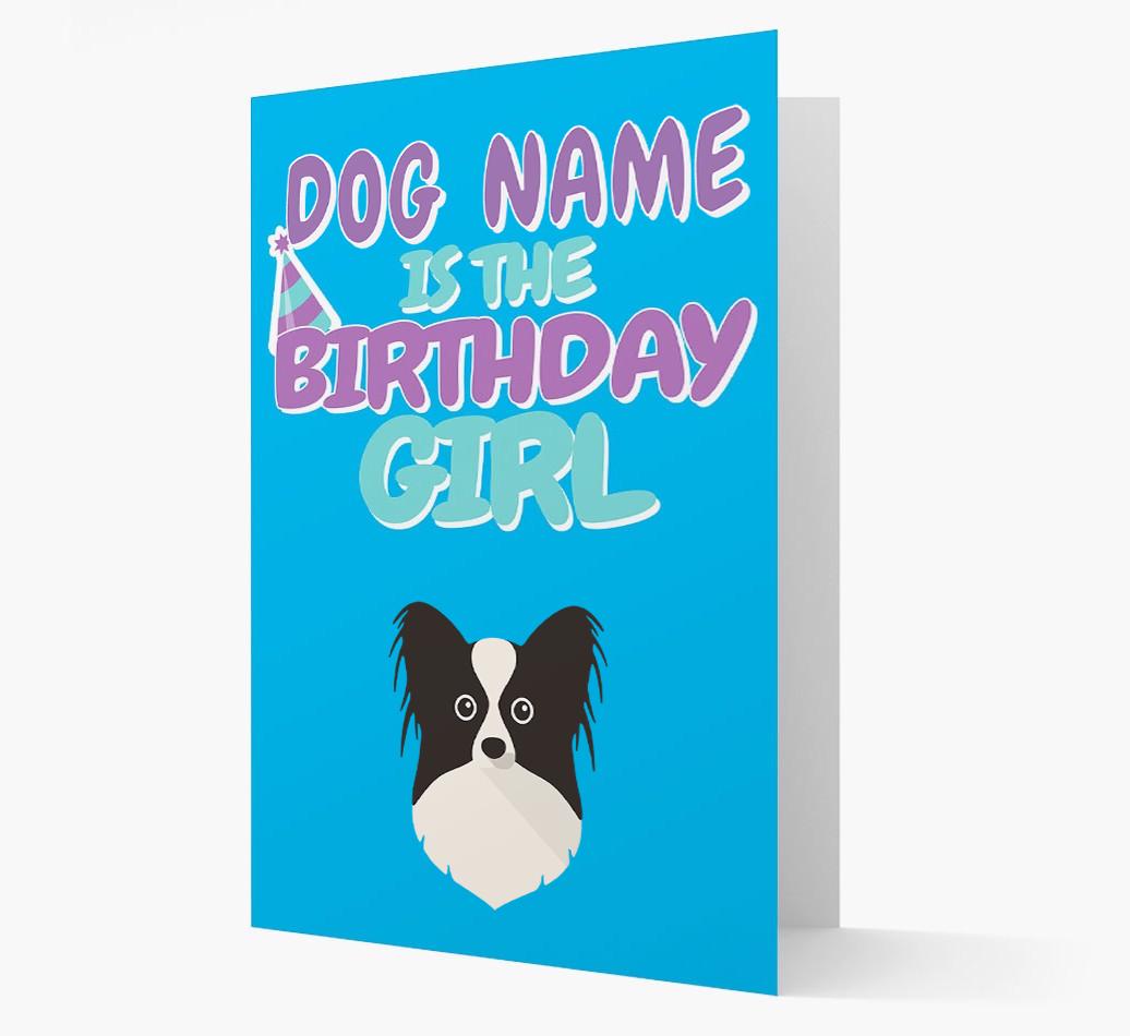 'Birthday Girl' Card with {breedFullName} Icon