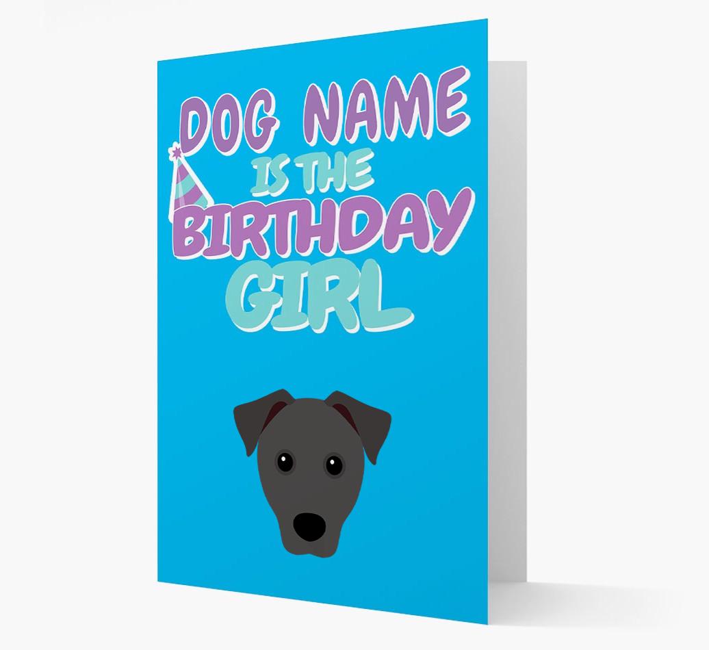 'Birthday Girl' Card with {breedFullName} Icon