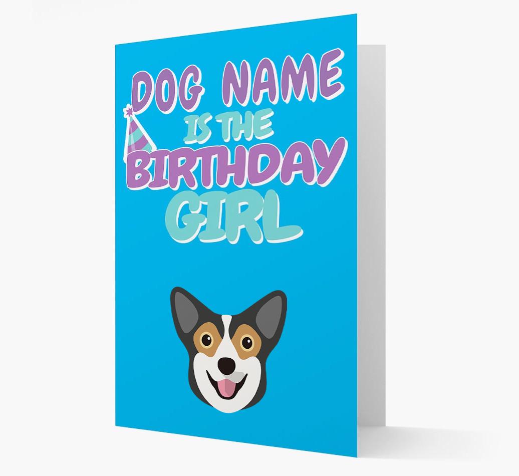 'Birthday Girl' Card with {breedFullName} Icon