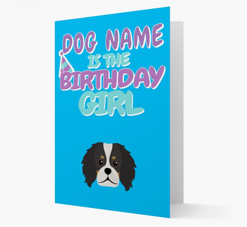 'Birthday Girl' Card with {breedFullName} Icon