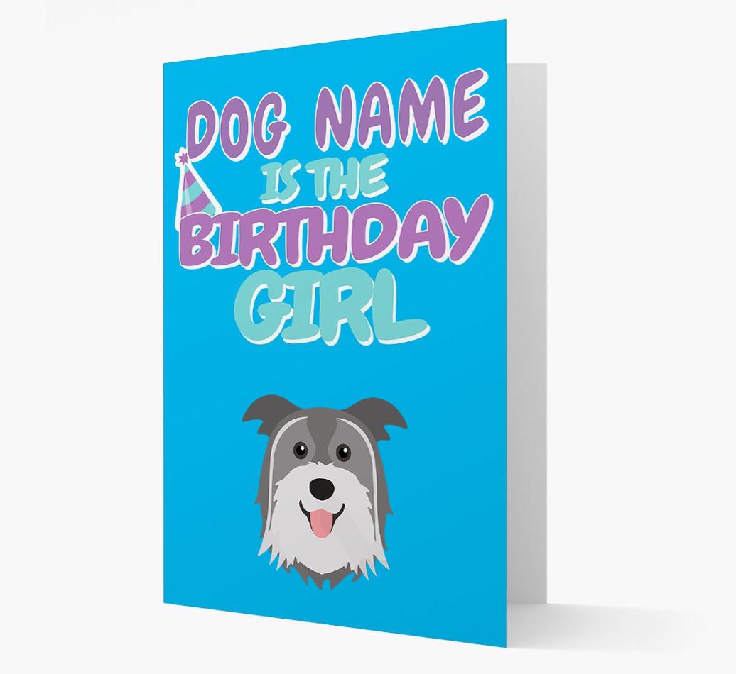 'Birthday Girl' Card with {breedFullName} Icon