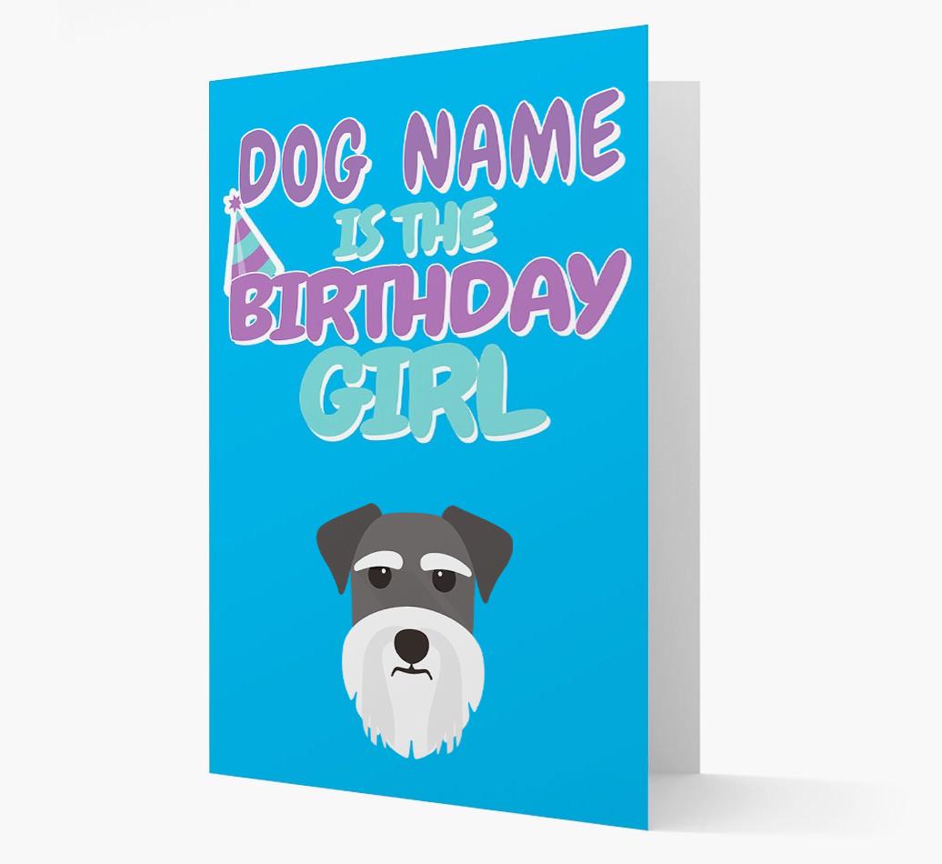 'Birthday Girl' Card with {breedFullName} Icon